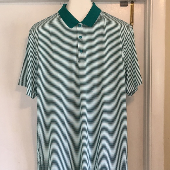 Nike Golf Dry Victory Green Alpha Polo Size - Picture 2 of 3